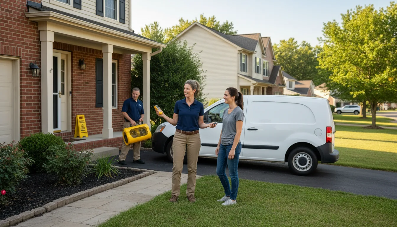 Water restoration image for Water Damage & Restoration Services in Raywick, KY